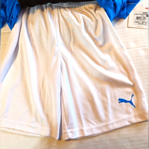 Boys Puma 3 Piece Short Set Brand New With Tags Size 6 - Picture 5 of 7